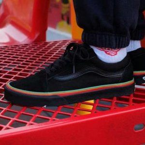 Vans old skool rasta shoe